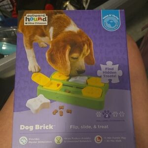 Outward Hound Dog Brick Puzzle - Green and Yellow